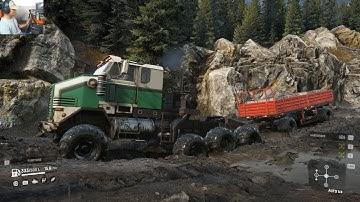 Snowrunner Gameplay | Concrete Blocks Transport