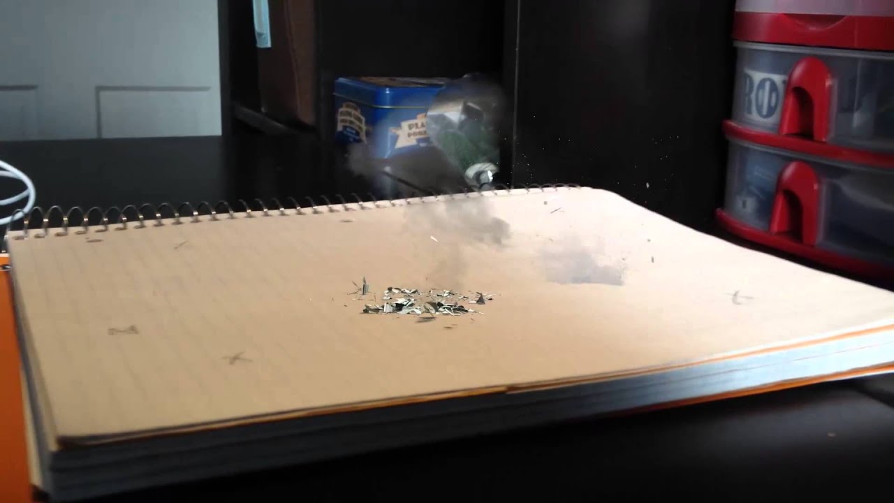 Notebook Explosion - YouTube