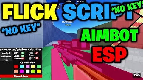 BEST Roblox FPS Flick Script Aimbot Mobile & PC