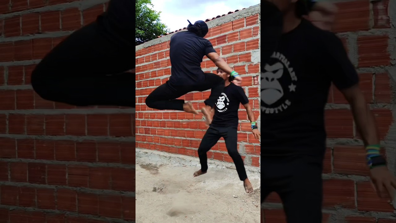 LOW KICK + FLYING KNEE👊🏾🔥 