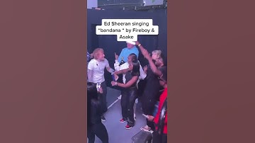 Thumbnail of Ed Sheeran Singing Bandana By Fireboy DML - Fireboy Live In London Show