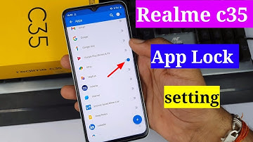 Realme c35 app lock setting | Realme c35 me app lock kaise kare | how to set app lock in realme c 35