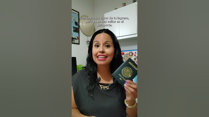 Ya no sellan en pasaporte en México