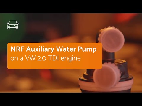 How to replace the NRF Auxiliary Water Pump on a VW 2.0 TDI engine