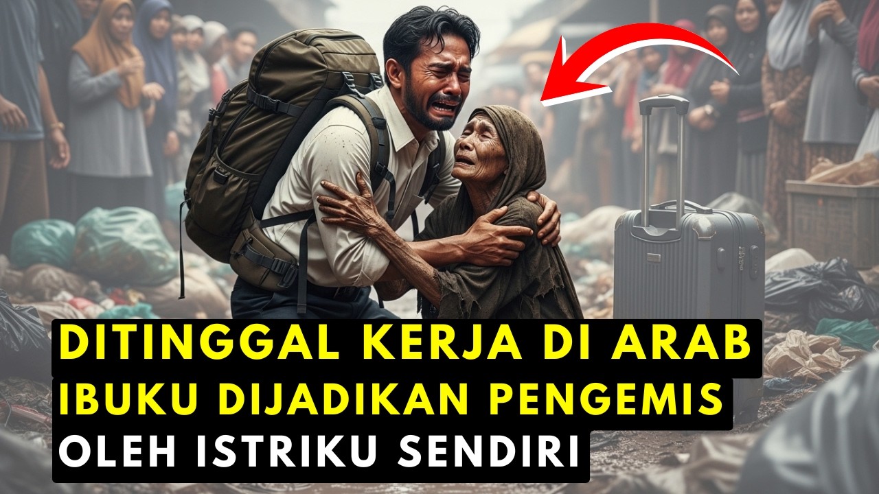 NANGIS DARAH! Anak Banting Tulang di Arab Pulang Lihat Ibunya Jadi Gembel Berebut Sampah di Pasar