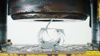 Hydraulic Press Vs Glass Light Bulb Satisfying Slow Motion Asmr