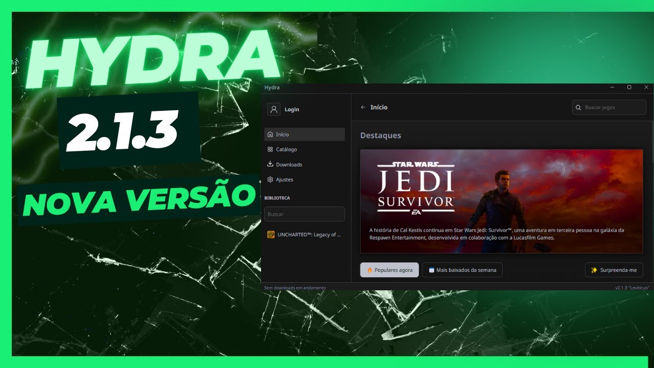 Como Baixar e Instalar Hydra Launcher / Nova Versão Está Incrivel 2026 ...