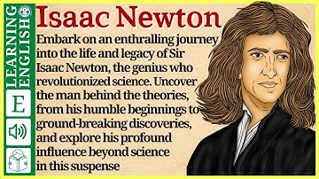 Learn English through Story ⭐ Level 3 – Isaac Newton – Graded Reader | WooEnglish