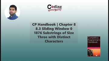 8 3 Sliding Window -1876  Substrings of Size Three with Distinct Characters