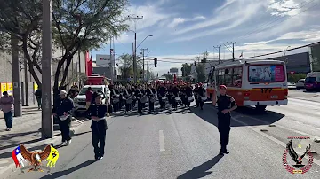 Pasacalles Banda Boinas Rojas y Banda Águilas de América / Glorias Navales Calama 2024