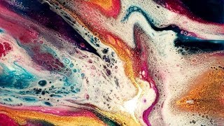 Epoxy Resin Art Pour Painting using Le&#39;Rez, Just Resin &amp; Color Obsession