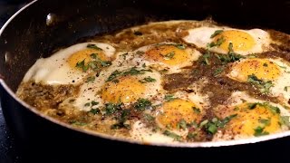 EGG SHAKSHUKA IN SPICY CORIANDER GRAVY (Indian Style)