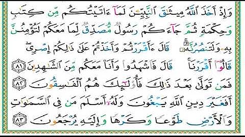سورة آل عمران الصفحة ٦٠