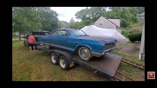 We Just Removed This 1966 Buick Electra 225. This Car Is Huge It Sat In Yard For 31 Years.