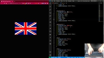 ASMR Programming | Create a UK Flag in HTML & CSS | ASMR Coding Tutorial