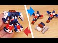 Micro LEGO brick cars combiner transformer mech - Lightning Man #LEGO #transformers #combiners