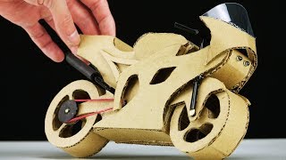 DIY Motorcycle Cardboard Model