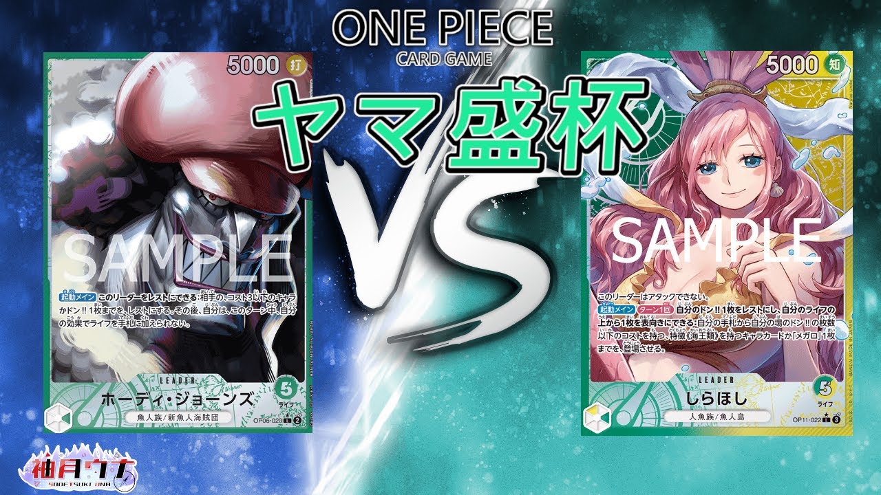 【ワンピースカード】緑ホーディ VS 緑黄しらほし【第38回ヤマ盛杯/1回戦】