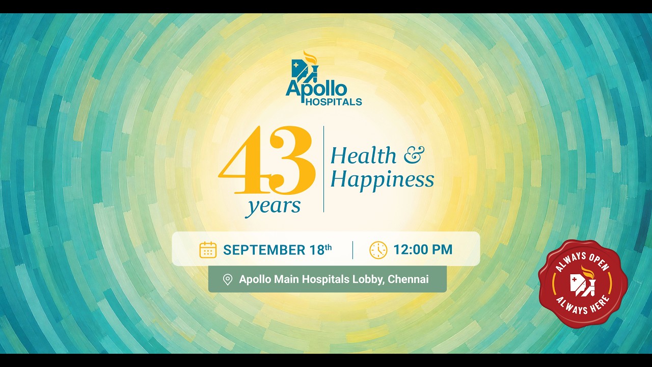 Apollo Hospitals - 43rd Anniversary Celebrations | LIVE