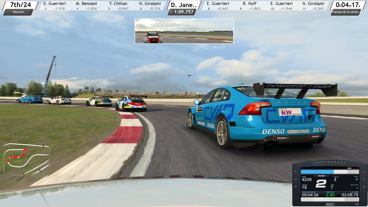 Raceroom testing crew chief radio