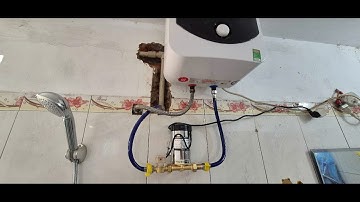 Hướng dẫn lắp đặt bơm tăng áp cho vòi sen tắm