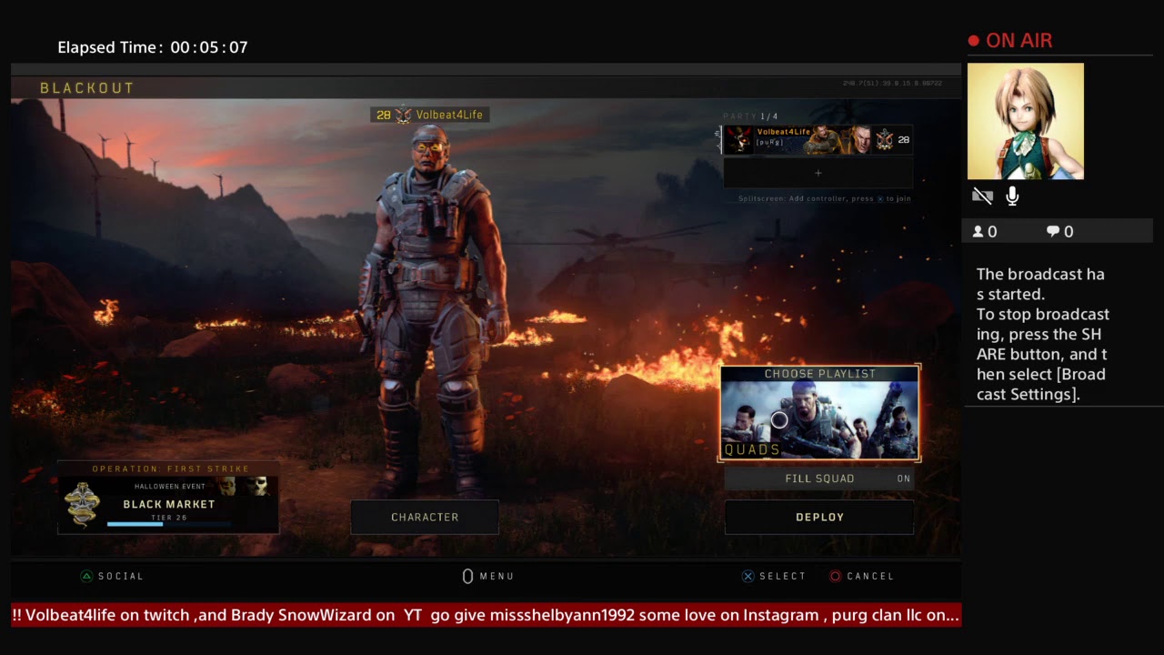 Volbeat4Life's Live PS4 Broadcast 