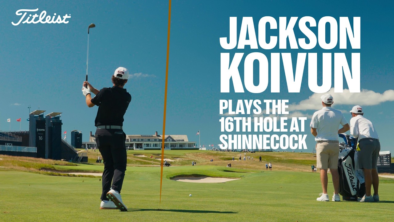 Play No. 16 at Shinnecock with Jackson Koivun | Inside the Ropes