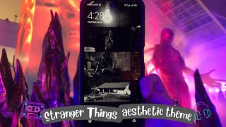Xiaomi Redmi Note 10 Stranger Things aesthetic black theme for boys 📼🖤 screenshot 1