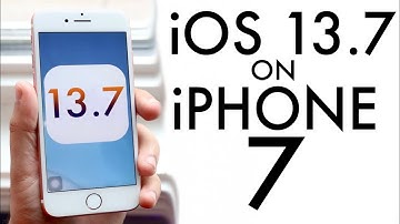iOS 13.7 On iPhone 7! (Review)
