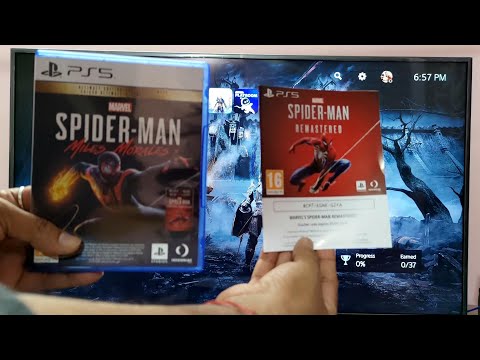 How to Redeem PS5 Marvel Spiderman Remastered code & Install in PS5 | Miles Morales Ultimate Edition