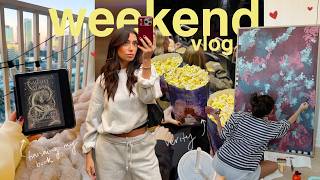 a fall weekend in the city (kicked out of the movies & solo self care!) 🍂