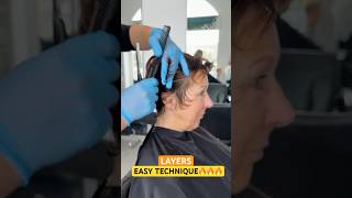 LAYERS EASY TECHNIQUE PIXIE HAIRCUT: Complete Tutorial Linked Below! 🔥🔥🔥