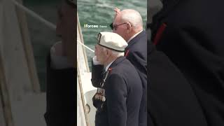 D-Day veterans honour fallen comrades in the English Channel 80 years on