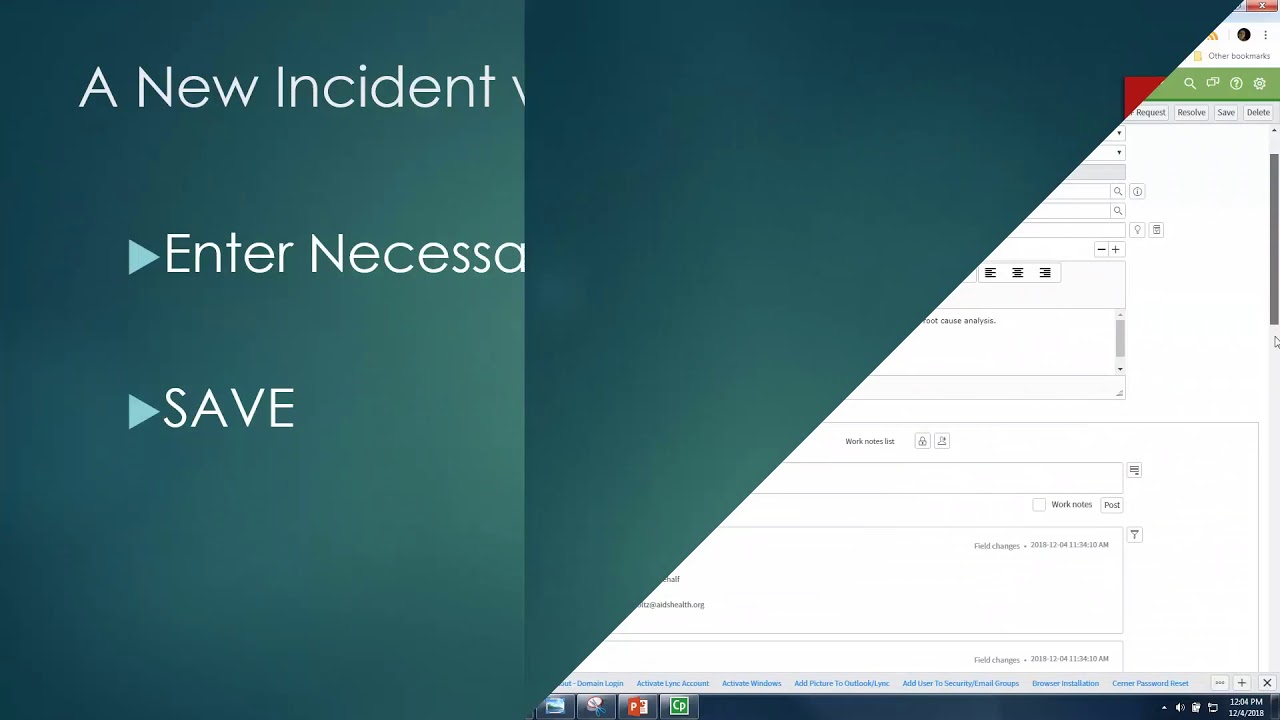 ServiceNow How To Add Related Incident - YouTube