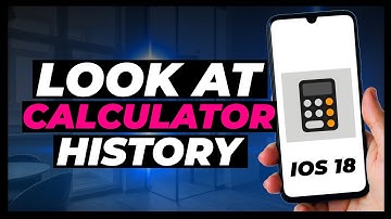 How to Look at Calculator History on iPhone iOS 18