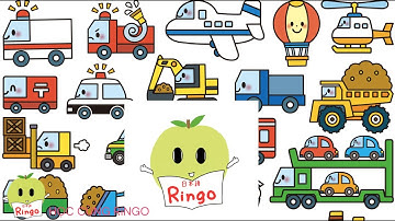 JP5-のりもの-PHƯƠNG TIỆN GIAO THÔNG-HỌC TIẾNG NHẬT CÙNG VỚI RINGO | TIẾNG NHẬT TRẺ EM #nihonngo #ringo
