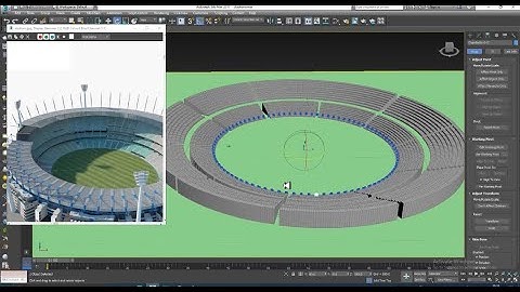 3DsMax Tutorials, Learn 3D Modeling & Texturing a Stadium from Scratch in 3dsmax (Part 1)