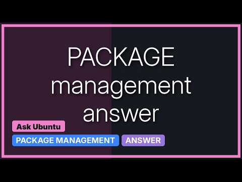 Ubuntu: Package operation failed (2 Solutions!!)
