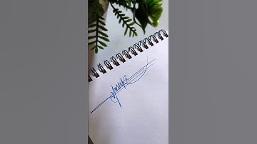 Elevate your signature with us ! #shorts #signature #anshika #art