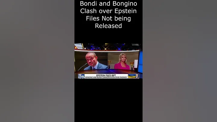 AG Pam Bondi and Dan Bongino Clash over Epstein Files not Being Released #jeffrey_epstein