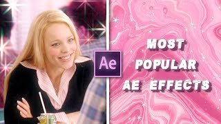 25+ popular ae effects