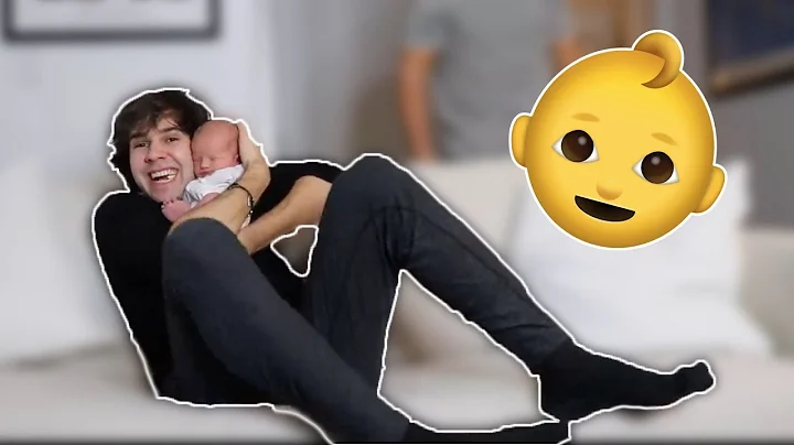David Dobrik being adorable with Josh Pecks baby f...