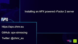rFactor 2 server as easy as a cake