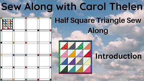 Half Square Triangle Sew Along Part 1 of 6 | Scrap...