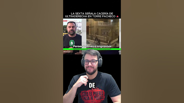 LA SEXTA TALKS ABOUT FAR-RIGHT AGITATORS IN TORRE PACHECO 🚨
