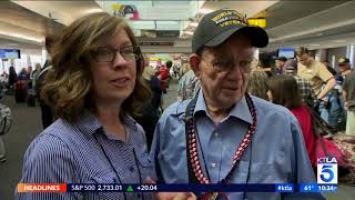 HONOR FLIGHT SOUTHLAND: Dozens WWII Veterans Trek to DC to Visit War Memorials