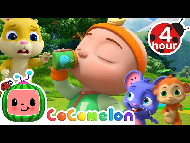 Baby vs Animal: Duck Duck Goose + More | Cocomelon - Nursery Rhymes | Fun Kids Cartoons | 3 Hours class=