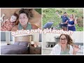 quitting the curly girl method (maybe?), new bedding, + family time!