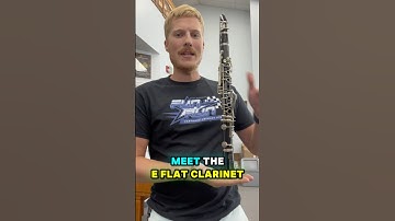 Maak kennis met de Eb-klarinet. De kleine Es wordt gebruikt door orkesten en blaasensembles.
