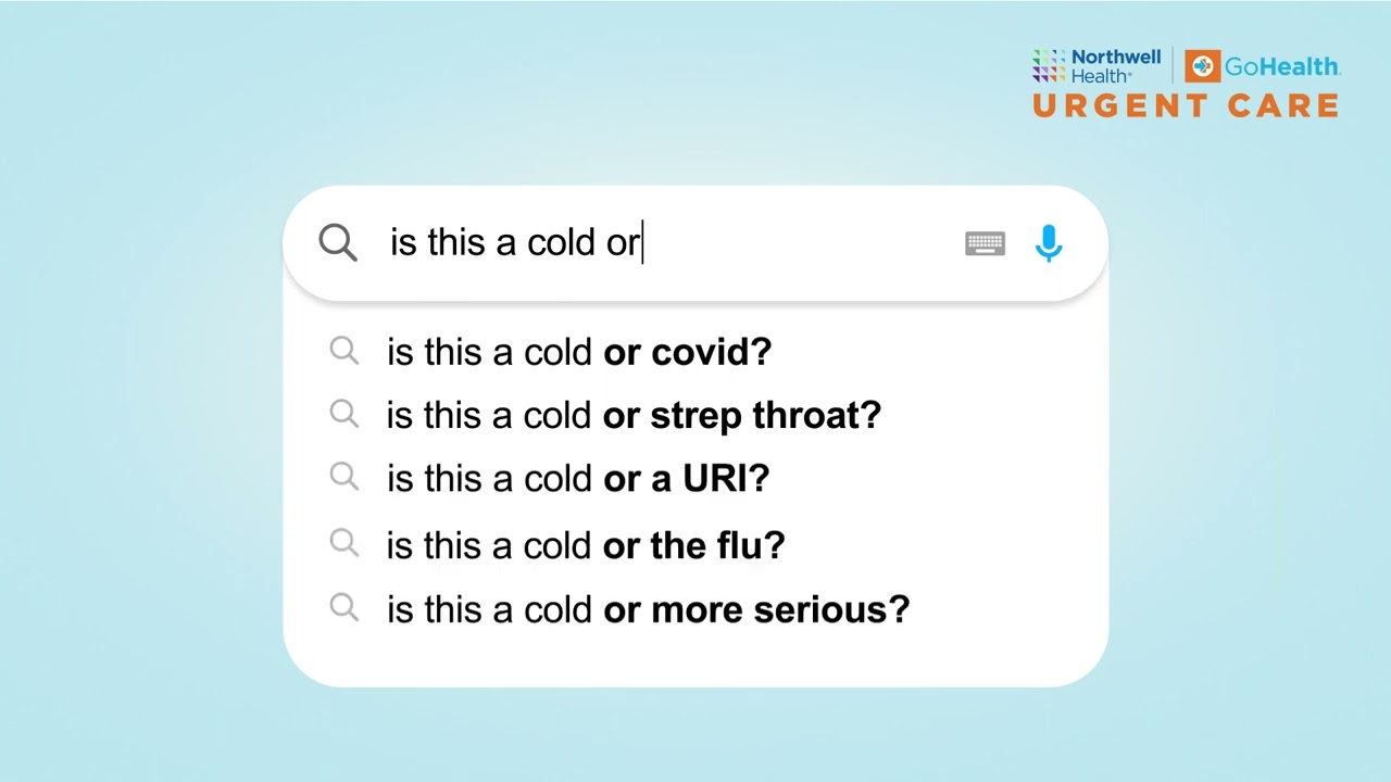 Northwell Health - GoHealth Urgent Care URI Search Bar